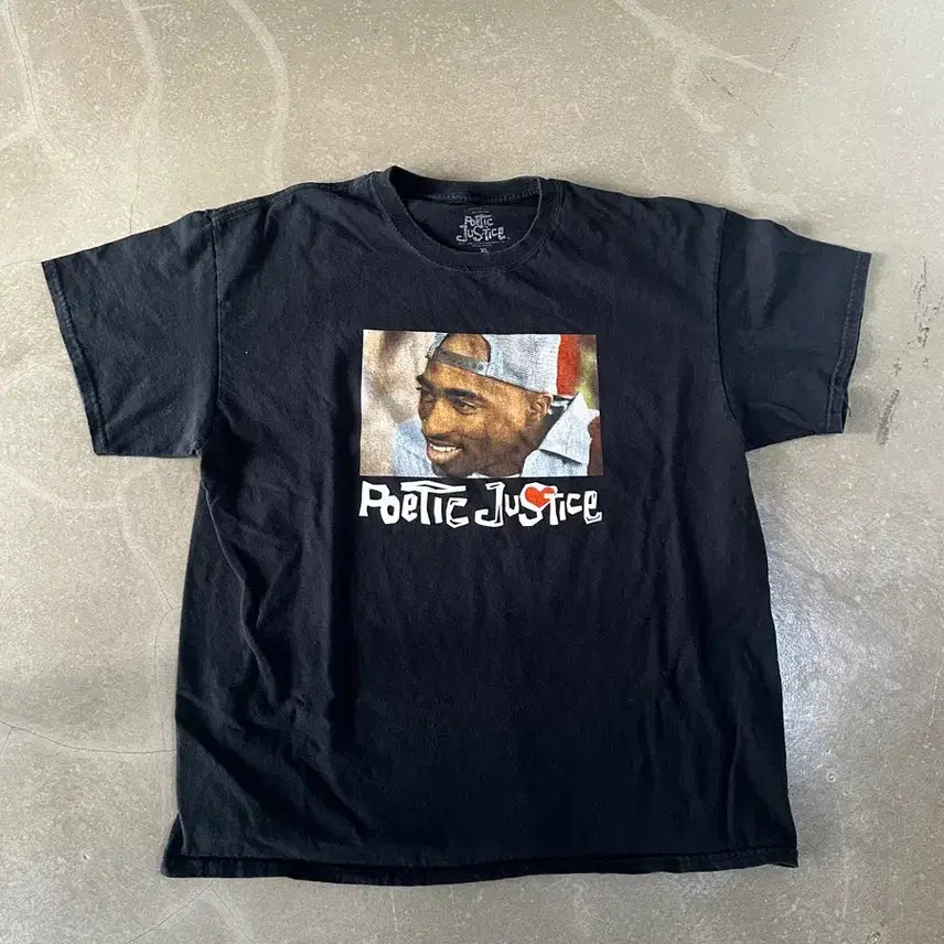 [BUNJANG] Poetic Justice Tupac Graphic Tee XL / Poetic Justice Tupac Graphic Tee