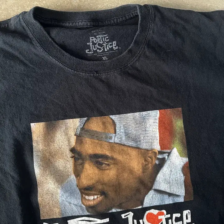 [BUNJANG] Poetic Justice Tupac Graphic Tee XL / Poetic Justice Tupac Graphic Tee