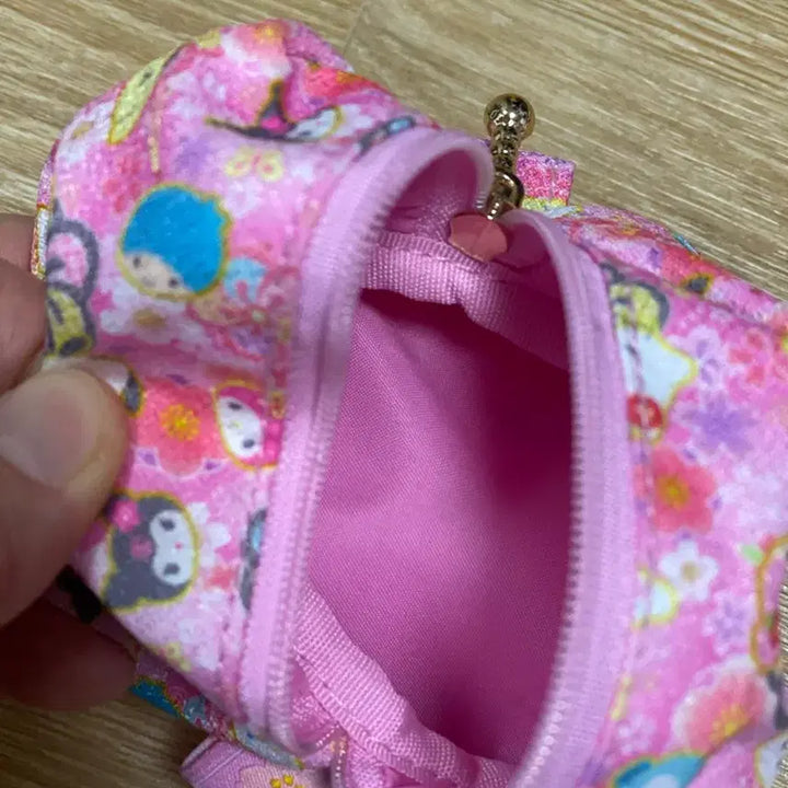 [BUNJANG] Sanrio Japanese Pattern Kimono Coin Purse / 산리오 일본풍 무늬 기모노 사각 동전지갑