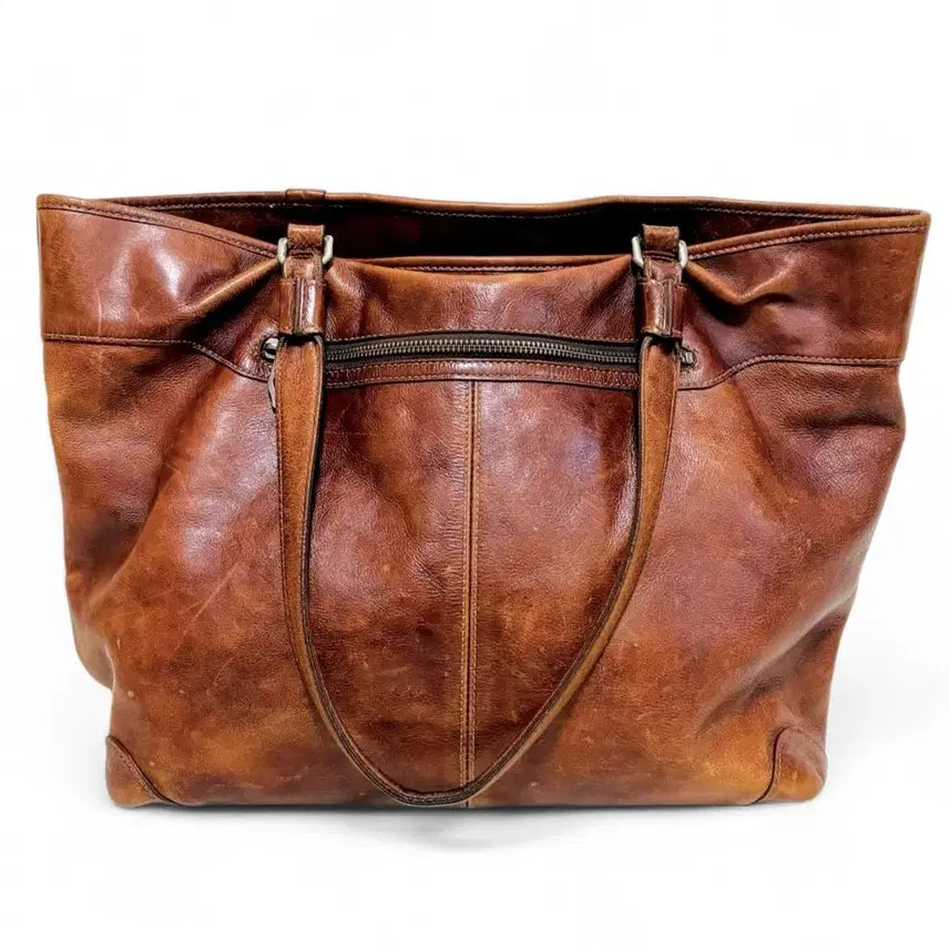 [BUNJANG] aniary Ideal Leather Tote Bag (Brown) / 아니아리 aniary 아이디얼 레더 토트백 포터 스타일