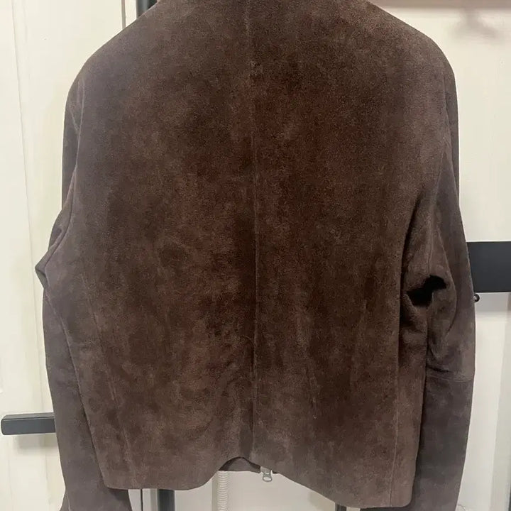 [BUNJANG] Tonywack Suede Zipper Blouson Jacket - Dark Brown / 토니웩 스웨이드 블루종 자켓 50(L) 다크브라운