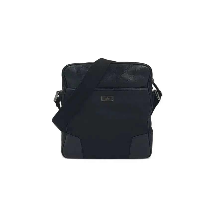 [BUNJANG] Gucci GG Supreme Black Messenger Bag / 구찌 GG 수프림 블랙 메신저백 크로스백 숄더백