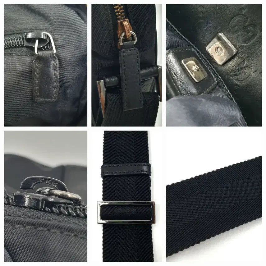 [BUNJANG] Gucci GG Supreme Black Messenger Bag / 구찌 GG 수프림 블랙 메신저백 크로스백 숄더백