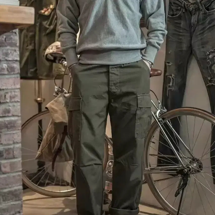 [BUNJANG] Bronson Non-Stock Fatigue Tropical Combat Pants / 브론슨 논스톡 퍼티그 카고 트로피컬 컴뱃 팬츠 34~36