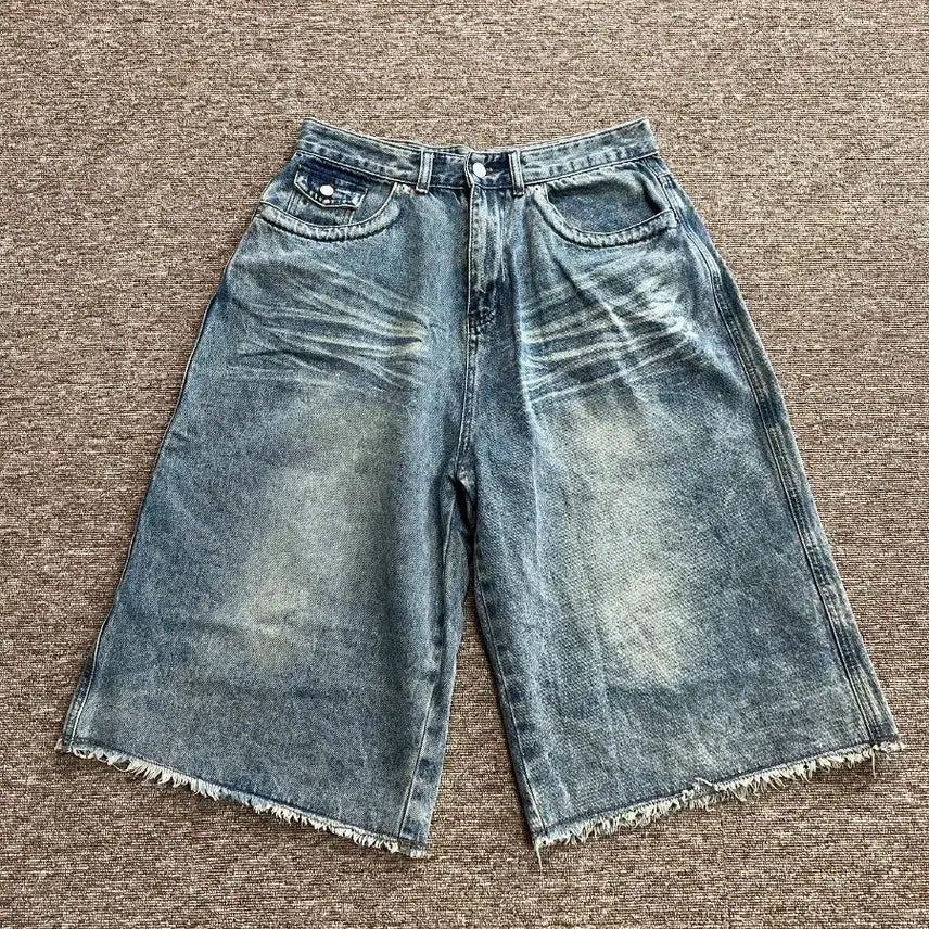 [BUNJANG] Trillion Denim Bermuda Shorts XL / 트릴리온 데님 버뮤다 팬츠 XL
