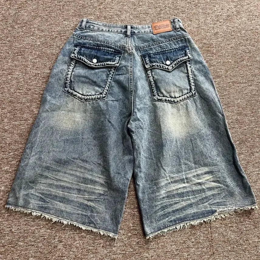 [BUNJANG] Trillion Denim Bermuda Shorts XL / 트릴리온 데님 버뮤다 팬츠 XL