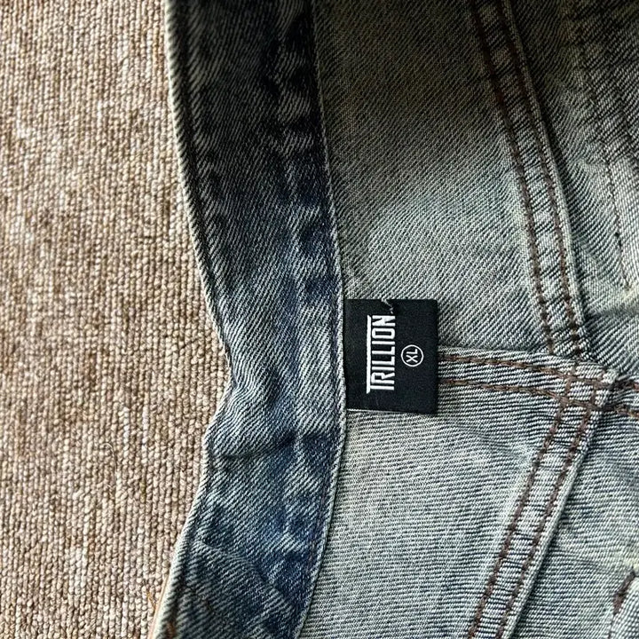[BUNJANG] Trillion Denim Bermuda Shorts XL / 트릴리온 데님 버뮤다 팬츠 XL