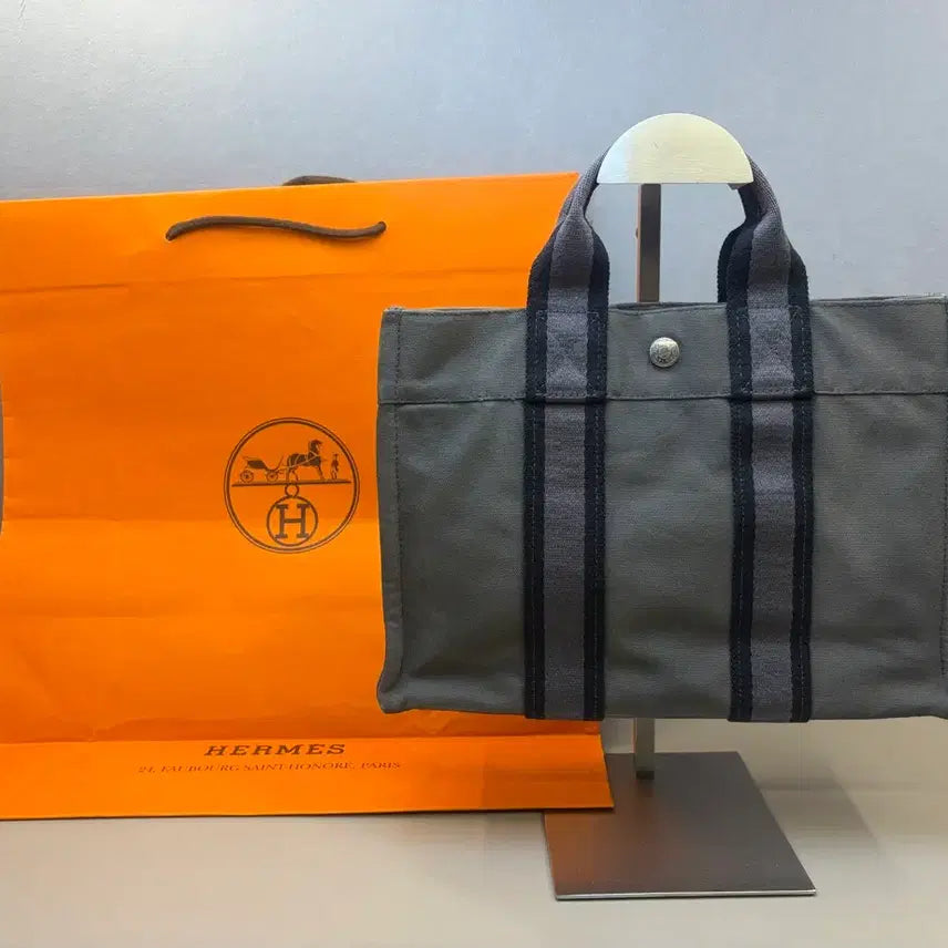 [BUNJANG] Hermes Fruit PM Tote Bag / [정품] 에르메스 후루토 PM(그레이)