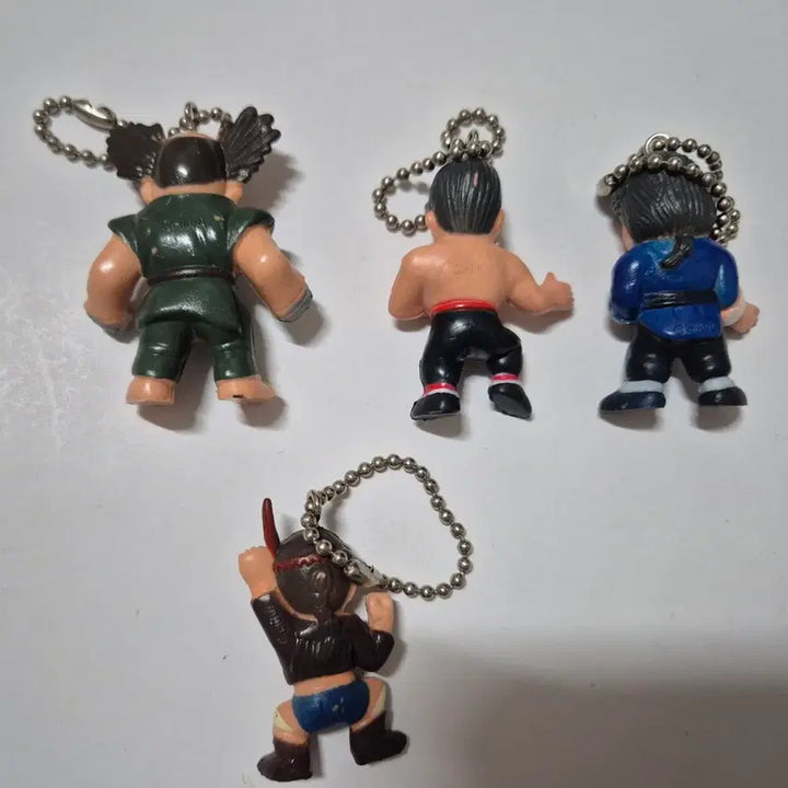 [BUNJANG] Tekken 2 Character Mini Figure Keychain Set / 10개셋트)철권2 캐릭터 미니 피규어 키링 세트