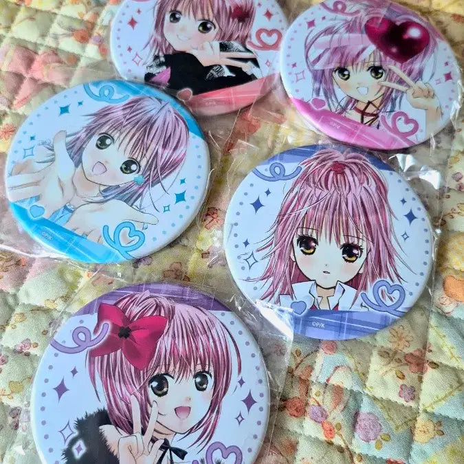 [BUNJANG] Character Chage 5-Piece Can Badge Set / 캐릭캐릭체인지 빅사이즈 캔뱃지 5종 세트