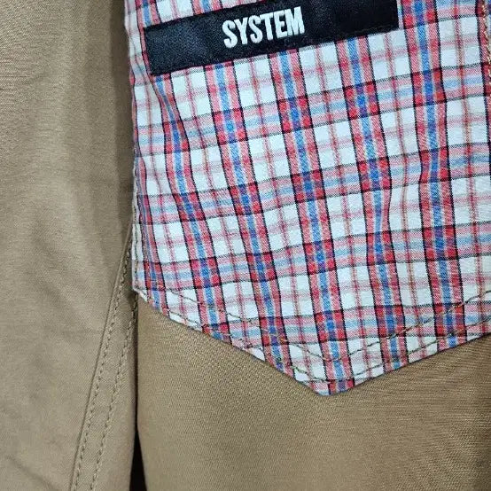 [BUNJANG] System Pocket Cotton Blazer Beige Size 100 / 시스템 포켓 코튼 블레이저 100