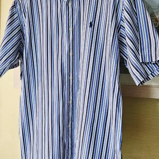 [SOLD OUT] 1회실착(폴로 랄프로렌)105추천 폴로 스트라이프 카라반팔셔츠