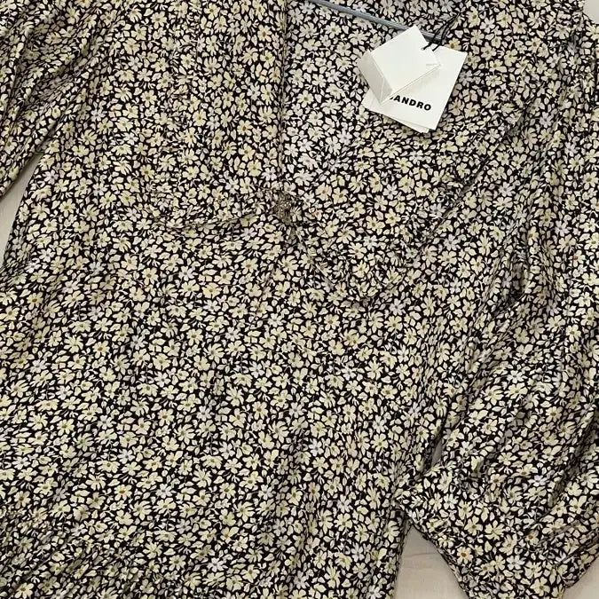 [BUNJANG] Sandro Han So Hee Flower Dress / 산드로(SANDRO) 한소희 플라워 원피스