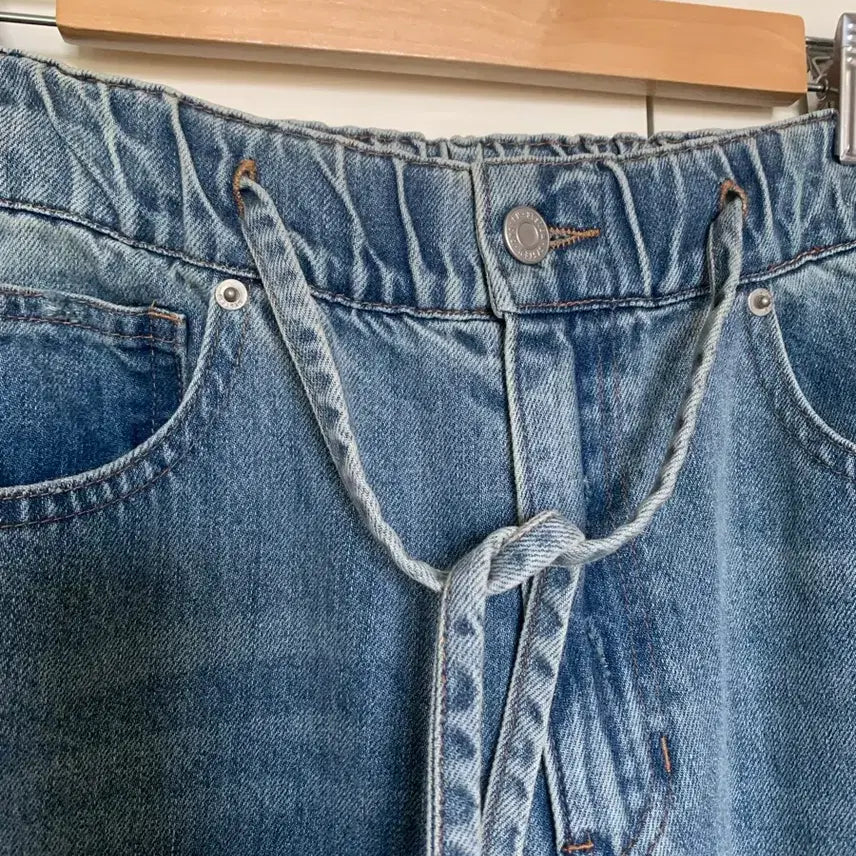 [BUNJANG] System Wide Banding Denim Pants / 시스템 와이드밴딩 데님팬츠