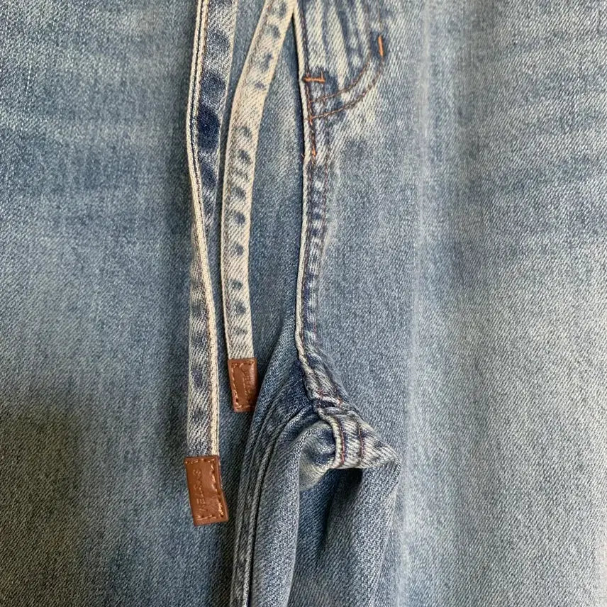 [BUNJANG] System Wide Banding Denim Pants / 시스템 와이드밴딩 데님팬츠