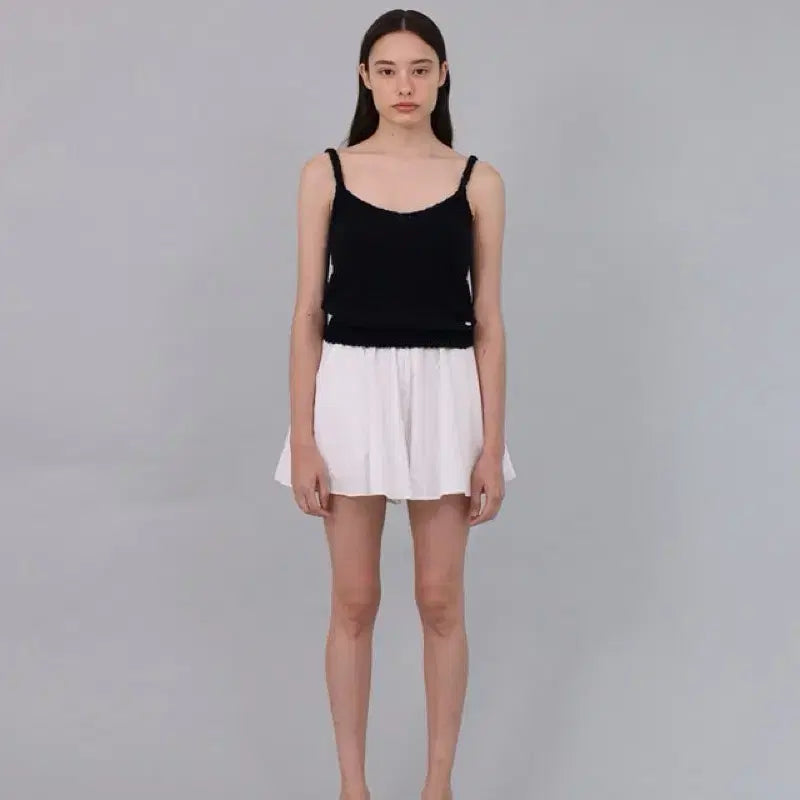 [BUNJANG] Tanat Lace Banding Shorts White / 타낫 레이스 밴딩 쇼츠 화이트