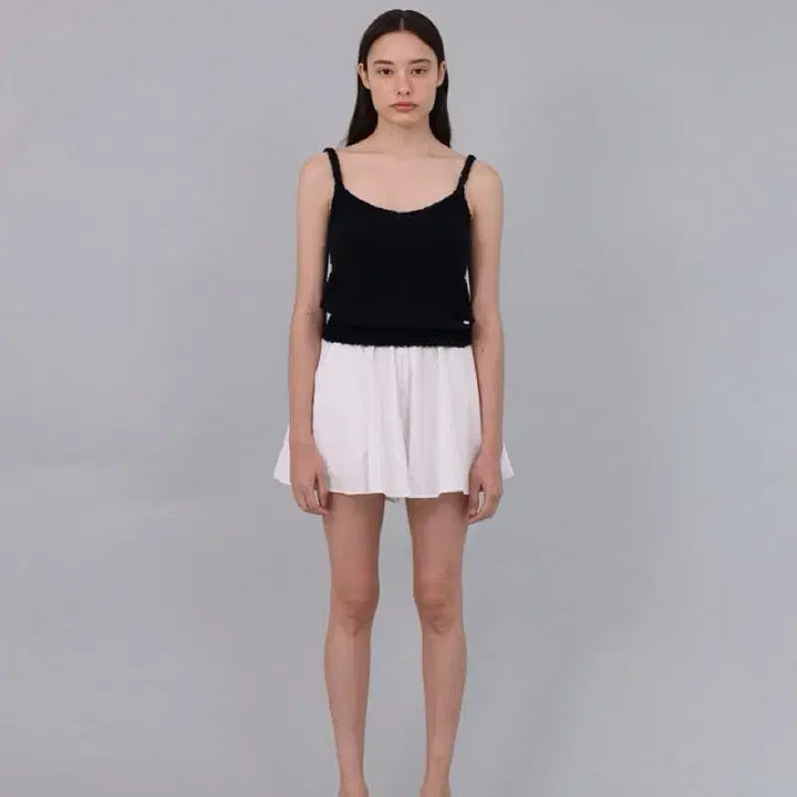 [BUNJANG] Tanat Lace Banding Shorts White / 타낫 레이스 밴딩 쇼츠 화이트