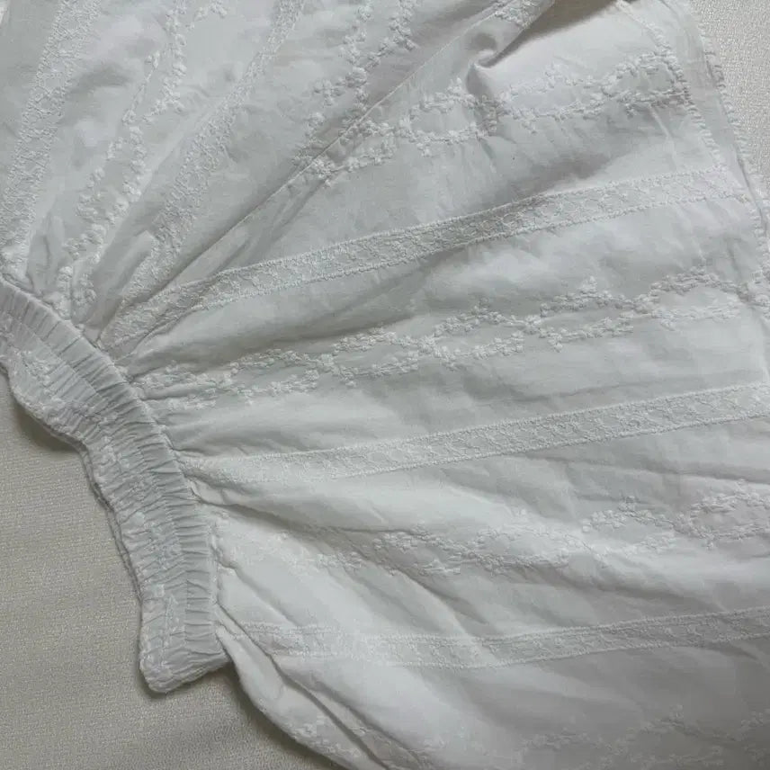 [BUNJANG] Tanat Lace Banding Shorts White / 타낫 레이스 밴딩 쇼츠 화이트