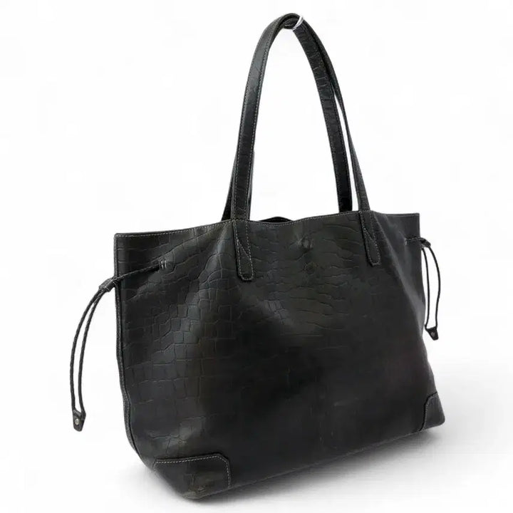 [BUNJANG] Aniary Croc Embossed Horsehide Tote Bag - Brown / 아니아리 aniary 말가죽 크로크 형압 토트백 포터 스타일