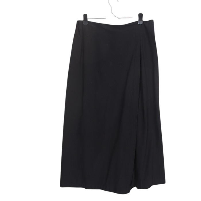 [BUNJANG] BK Wide Skirt Pants / 여성F/ 뒷밴딩 와이드 치마 바지 BK 0-38