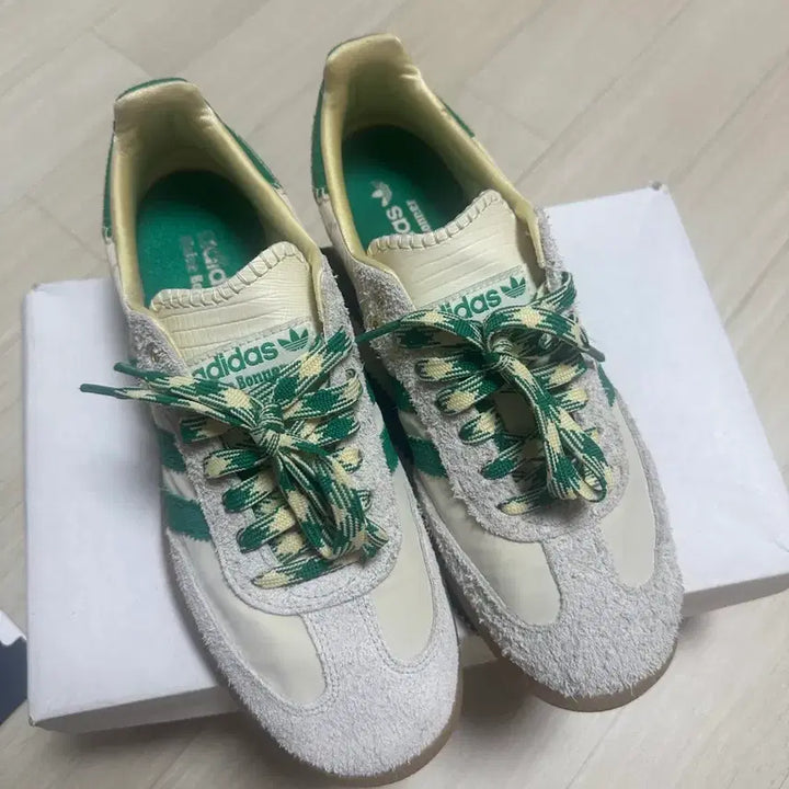[BUNJANG] Adidas Wales Bonner Samba Cream Green 260 / 아디다스 웨일스보너 삼바 크림 그린 260