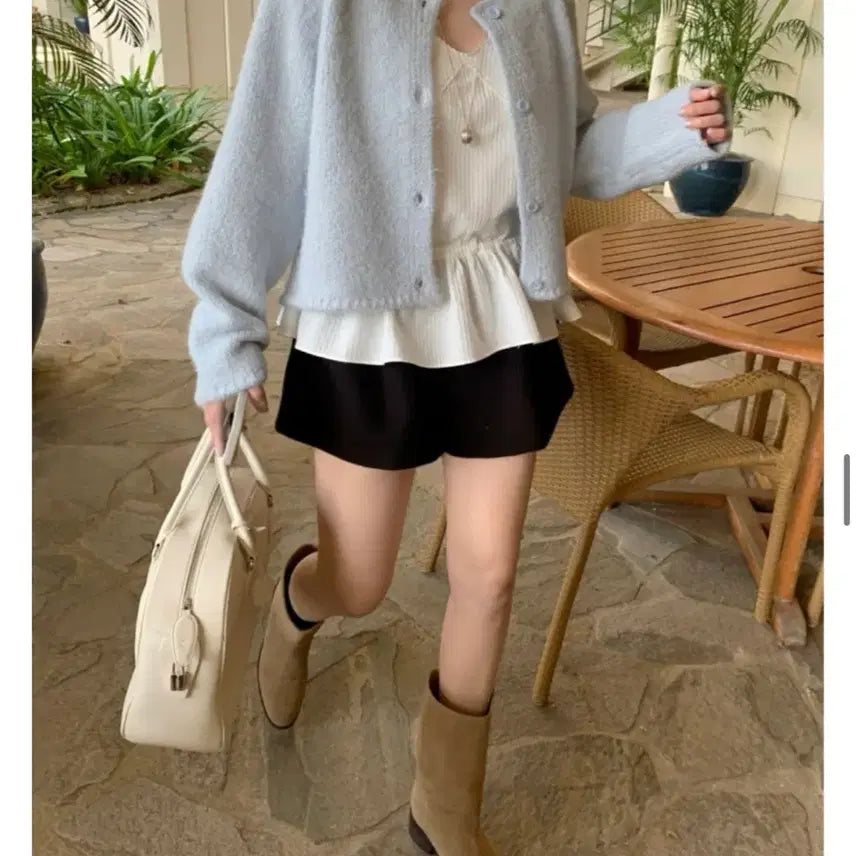 [BUNJANG] Melounge Notting Hill Bustier Ivory Top / 멜라운지 노팅힐 뷔스티에 아이보리 새상품