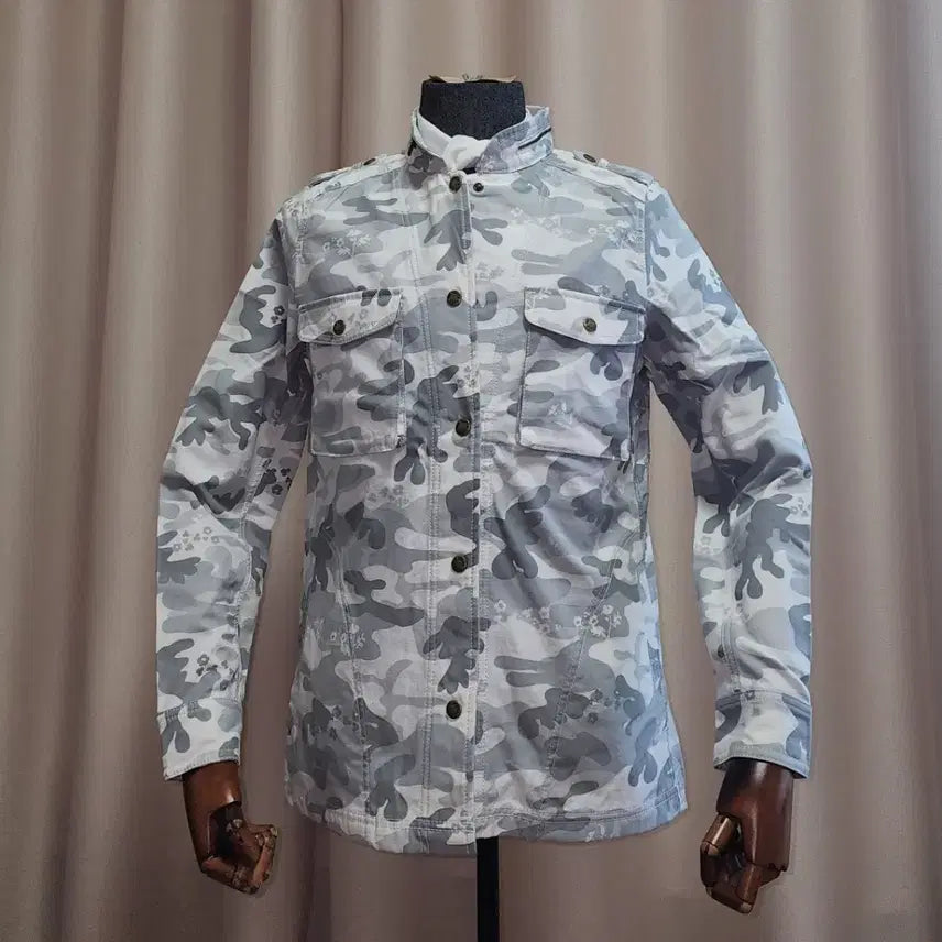 [BUNJANG] The North Face Camo Military Shirt / 노스페이스 카모 밀리터리 셔츠
