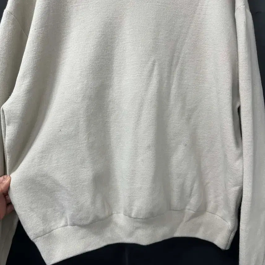 [BUNJANG] Solid Homme Ivory Oversized Knit Sweater / 솔리드옴므 아이보리 오버 니트