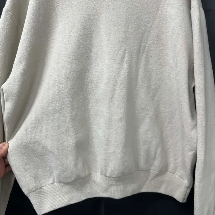 [BUNJANG] Solid Homme Ivory Oversized Knit Sweater / 솔리드옴므 아이보리 오버 니트