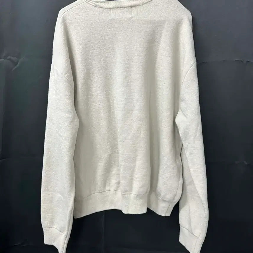 [BUNJANG] Solid Homme Ivory Oversized Knit Sweater / 솔리드옴므 아이보리 오버 니트