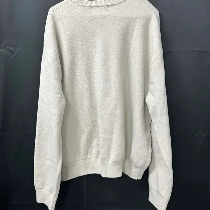 [BUNJANG] Solid Homme Ivory Oversized Knit Sweater / 솔리드옴므 아이보리 오버 니트