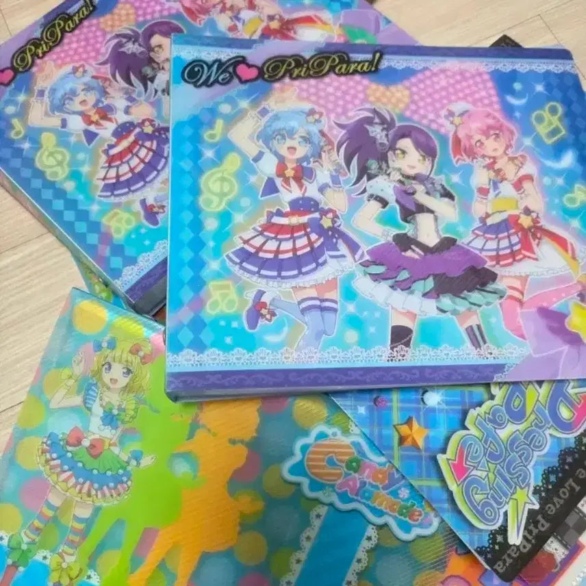 [BUNJANG] Pripara Ticket File Puzzle Microphone Charm Bundle Set / 프리파라 티켓 파일 퍼즐 우정티켓 마이크챰등 일괄 처분