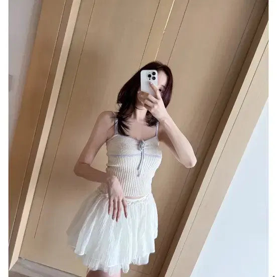 [BUNJANG] Heys Knit Sleeveless Top / heys 헤이에스 니트 슬리브리스