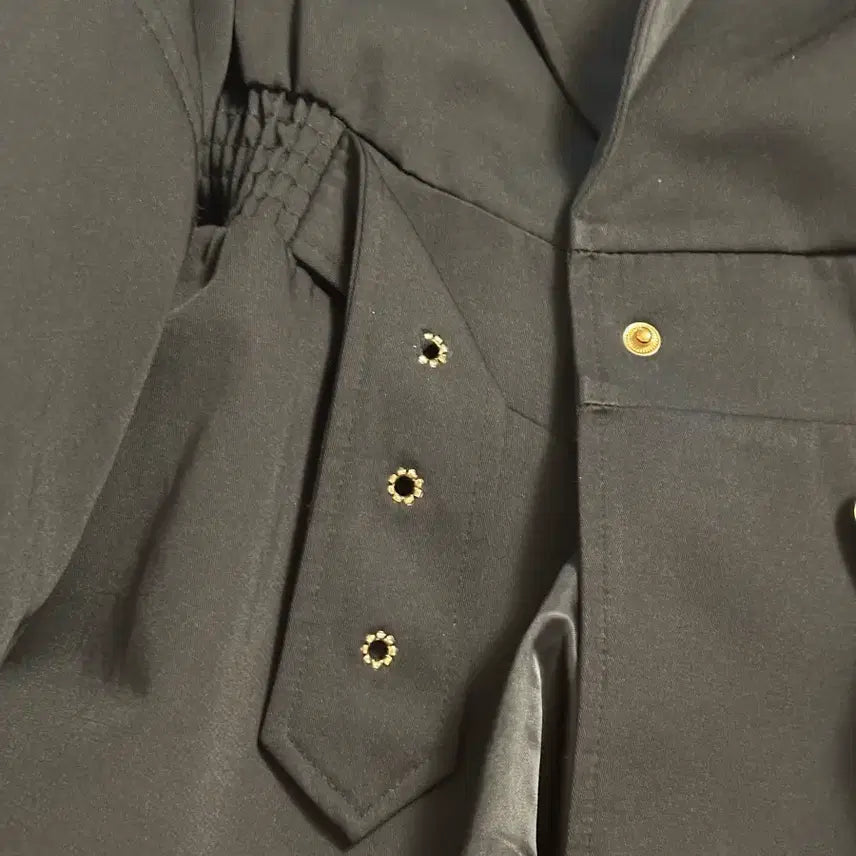 [BUNJANG] Black Belted Trench Coat / 블랙 벨티드 트렌치 코트