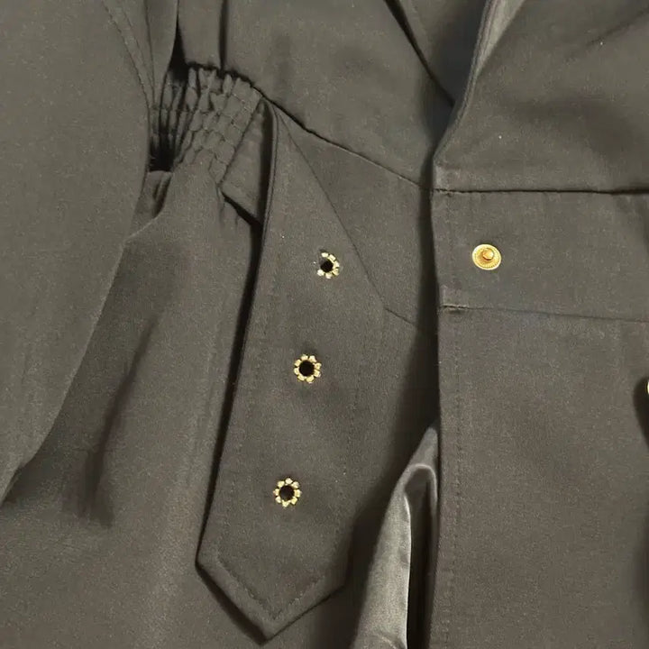 [BUNJANG] Black Belted Trench Coat / 블랙 벨티드 트렌치 코트
