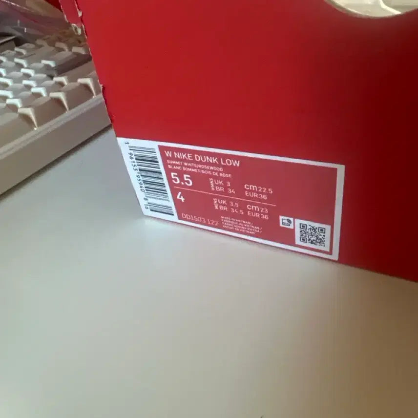 [BUNJANG] Nike Dunk Low Wolf Grey Rosewood Women&