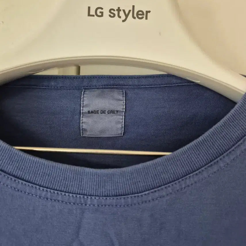 [BUNJANG] Sage de cret Cotton Jersey Short Sleeve T-shirt / Sage de cret 사쥬드크레 코튼 저지 숏슬리브 L