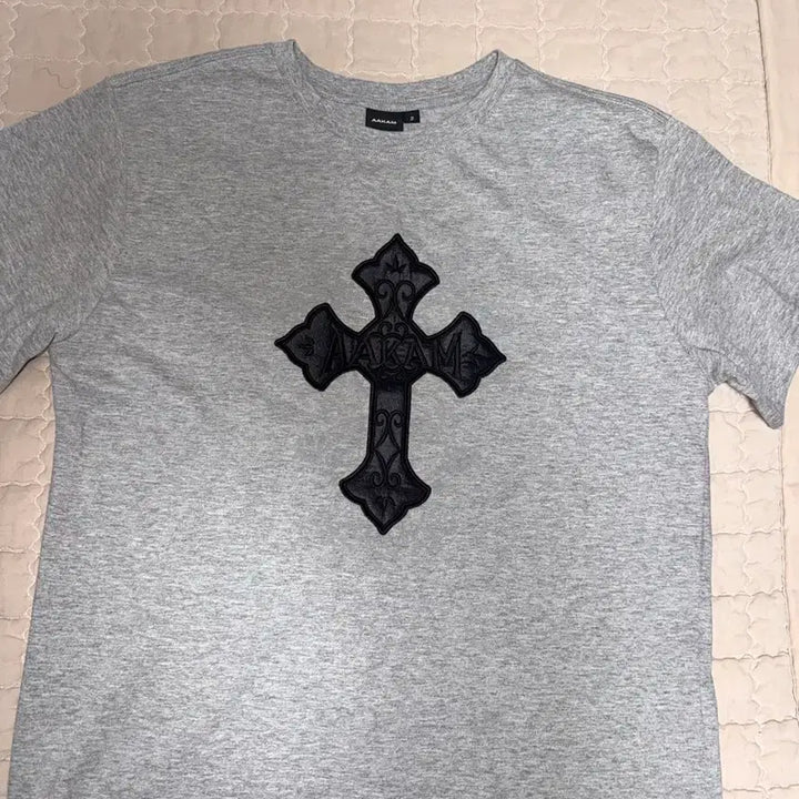 [BUNJANG] A.KHAM Gray Short Sleeve T-shirt / 아캄 반팔 그레이 2사이즈
