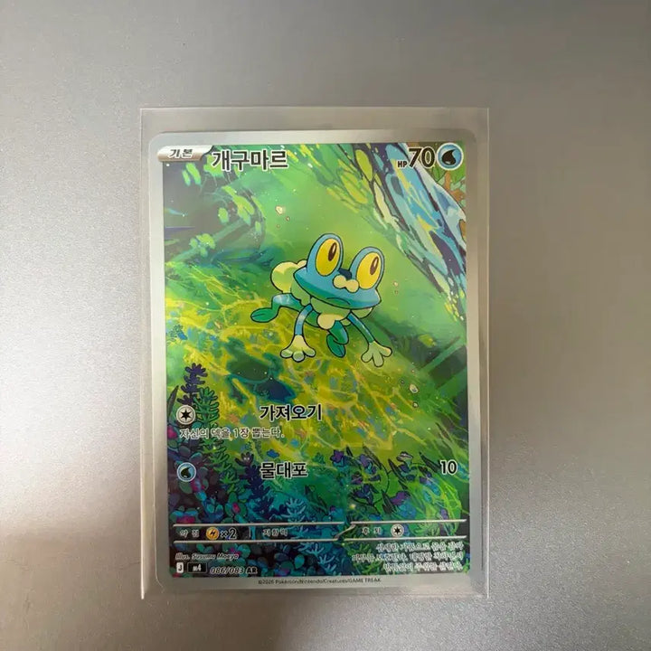 [BUNJANG] Pokemon Froakie AR Trading Card / [등급용]포켓몬카드 개구마르ar