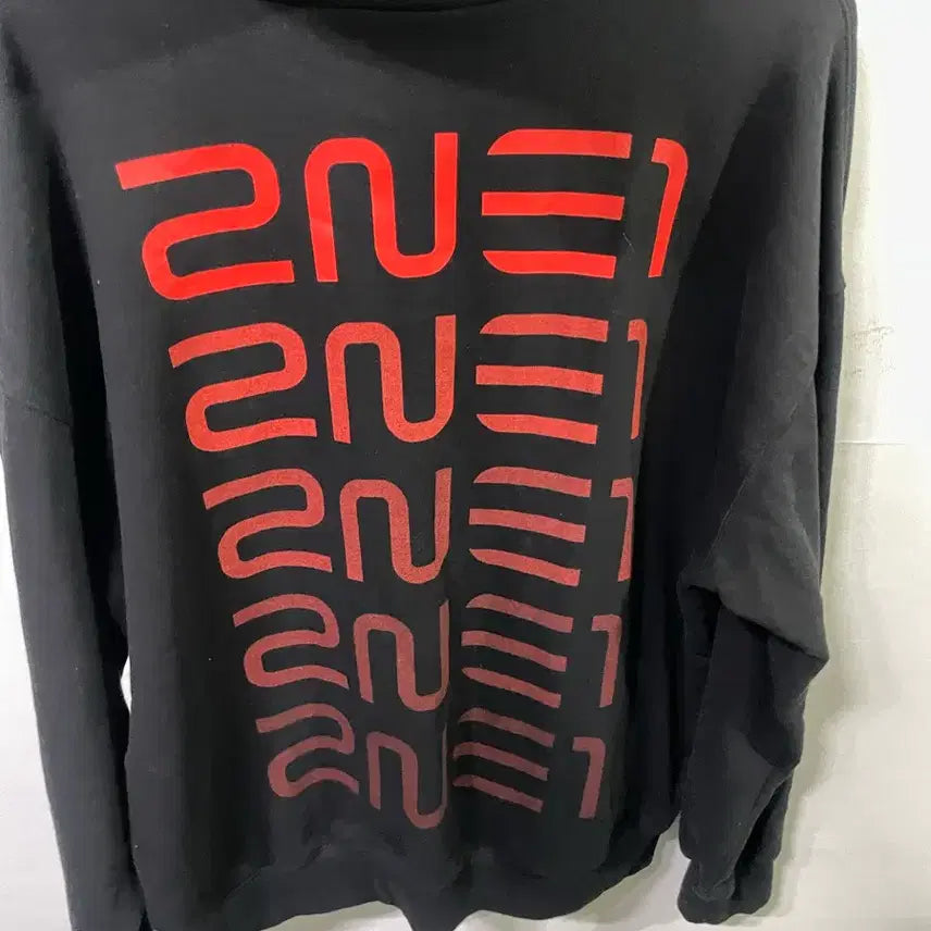 [BUNJANG] 2NE1 Black Hoodie XL Limited Edition / 2NE1 블랙 후드티 XL 한정판