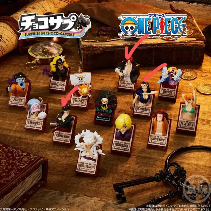 [BUNJANG] One Piece Wanted Poster Figure (Sealed) / (비닐미개봉) 원피스 초코에그 현상수배 피규어