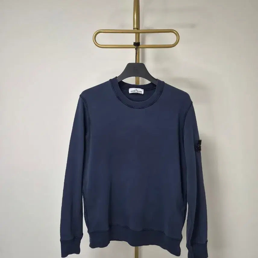 [BUNJANG] Stone Island Navy Sweatshirt / [M] 스톤아일랜드 맨투맨