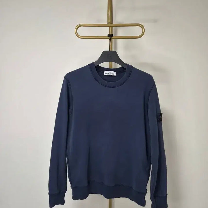 [BUNJANG] Stone Island Navy Sweatshirt / [M] 스톤아일랜드 맨투맨