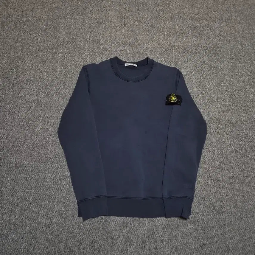 [BUNJANG] Stone Island Navy Sweatshirt / [M] 스톤아일랜드 맨투맨