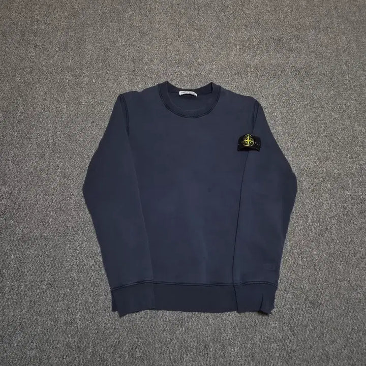 [BUNJANG] Stone Island Navy Sweatshirt / [M] 스톤아일랜드 맨투맨