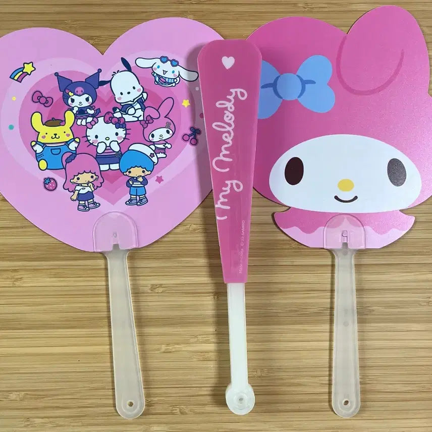 [BUNJANG] Sanrio My Melody Fan Bundle Set / 산리오 마멜 마이멜로디 부채 일괄