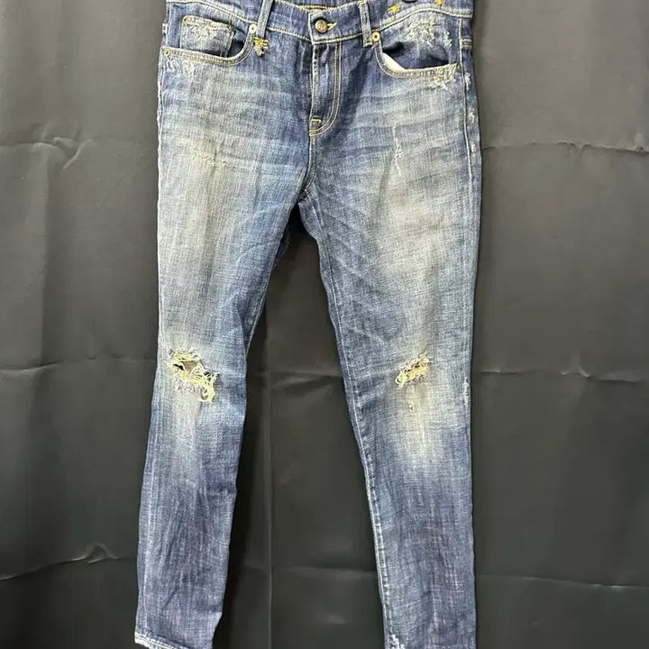 [BUNJANG] R13 Relax Skinny Selvage Denim Pants / R13 릴렉스 스키니 셀비지 데님 팬츠