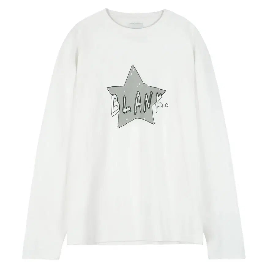 [BUNJANG] PRT Blank Star Long Sleeve (White) / [새제품] PRT BLANK STAR LONG SLEEVE (WHITE)