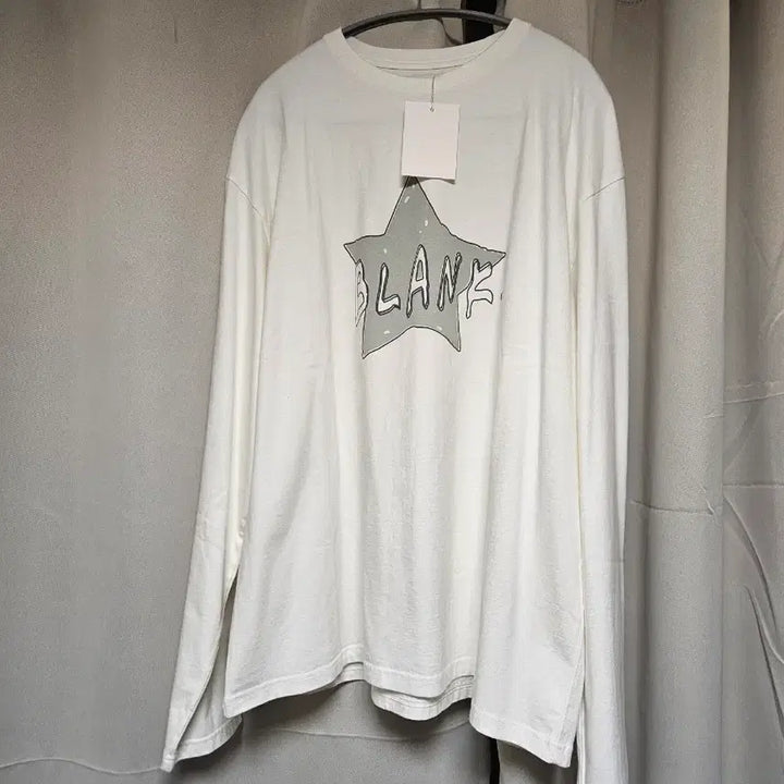[BUNJANG] PRT Blank Star Long Sleeve (White) / [새제품] PRT BLANK STAR LONG SLEEVE (WHITE)