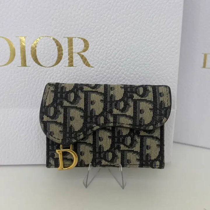 [BUNJANG] Dior Oblique Saddle Card Wallet / (정품)디올 오블리크 새들 카드지갑